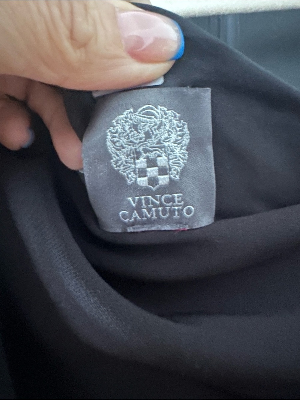 Vince Camuto Black One-Shoulder Jumpsuit - Picture 3 of 3